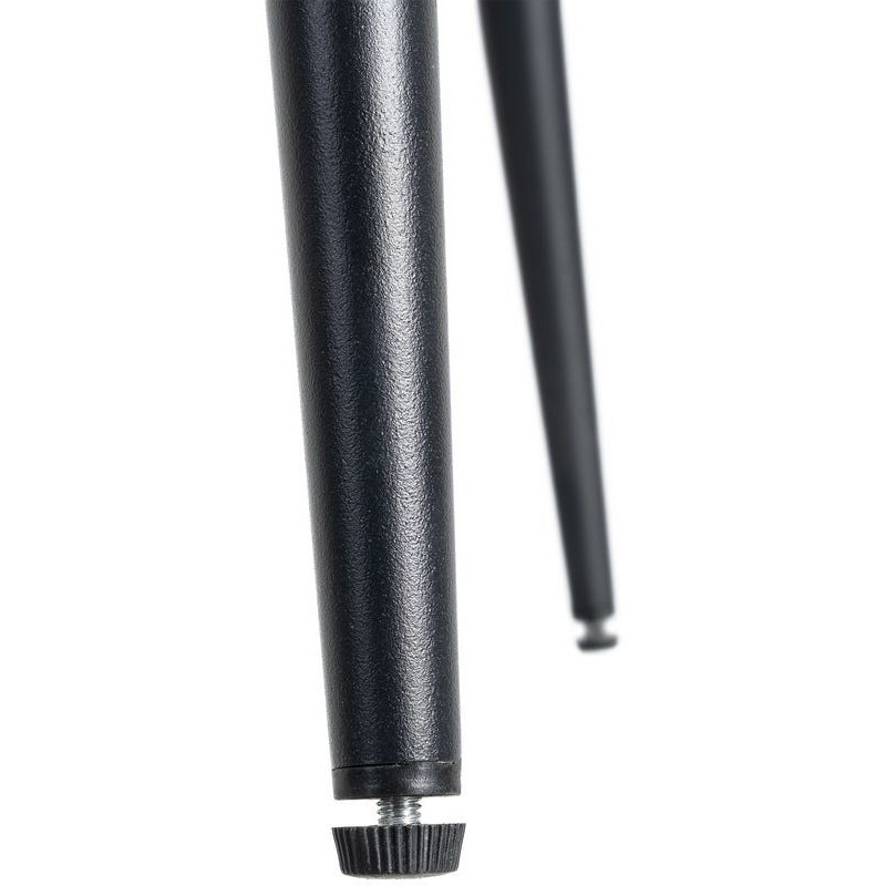 Tabouret de bar haut de gamme) en Tissu Rose pêche Métal Noir Munira (Lot de 2 - 11