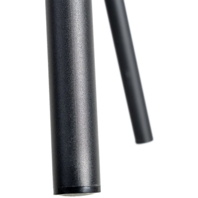 Chaise moderne chic en Tissu Jaune moutarde Motif chevrons Métal Noir Tang (Lot de 2) - 11