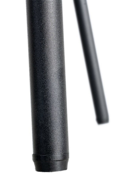 Fauteuil de table haut de gamme en Tissu Rose pêche Chiné Métal Noir Tilani (Lot de 2) - 11