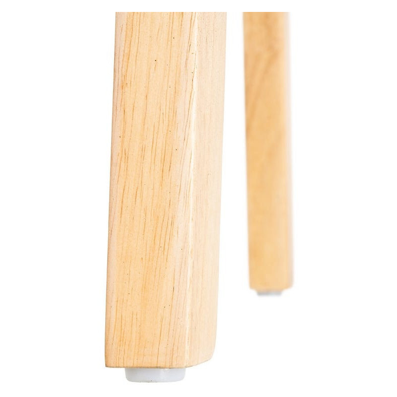 Chaise scandinave en Bois d'hévéa Naturel Corde de papier Beige Tressé Nelora (Lot de 2) - 11