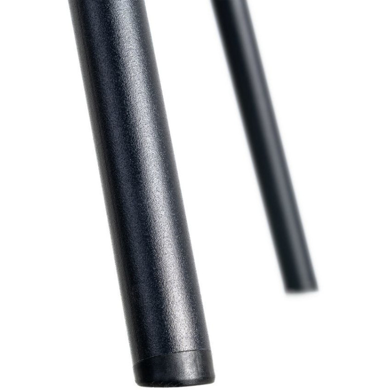 Chaise industrielle en Polyuréthane Noir Métal Noir Polypropylène Goyali (Lot de 2) - 11