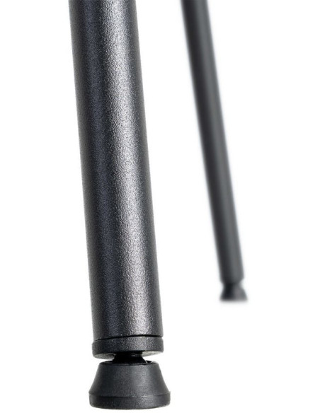 Fauteuil de table industriel Coque en Polyuréthane Noir Métal Noir Polypropylène Tiyora (Lot de 2) - 11