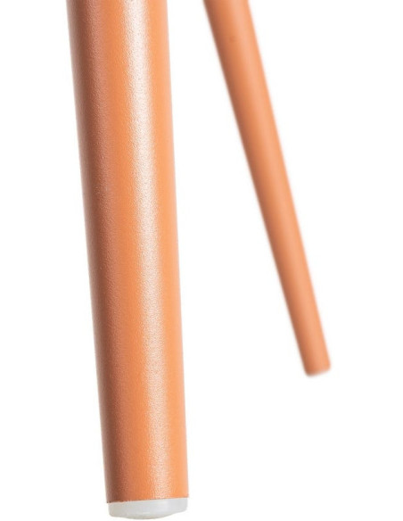 Chaise design moderne en Tissu Polypropylène Métal Terracotta Lunara (Lot de 4) - 11