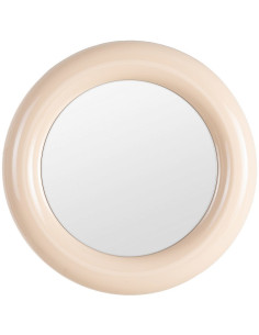 Miroir mural moderne Rond 79x79 en Métal Beige Dalura Ixia - 2