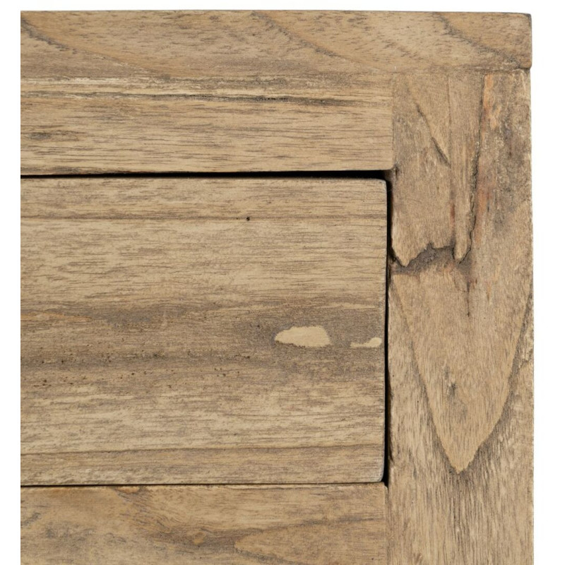 Chevet 5 tiroirs en Bois de mindi Naturel Miro - 4