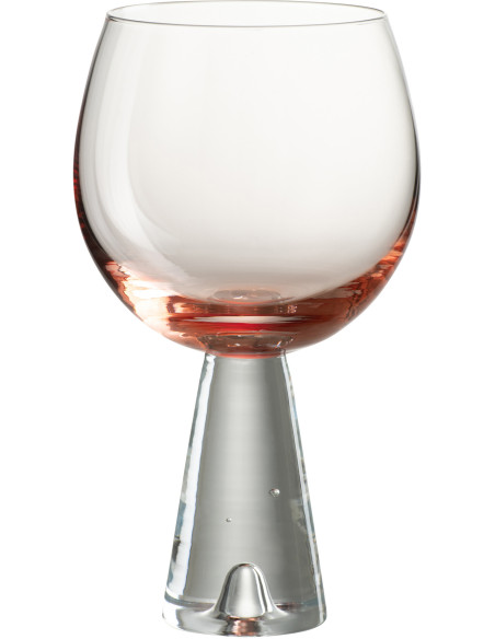 Verre à vin Dean en Verre Orange - 1