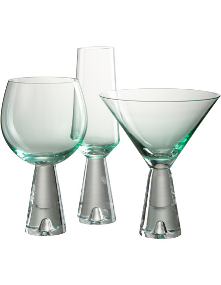 Verre à cocktail Lewis en Verre Bleu - 2