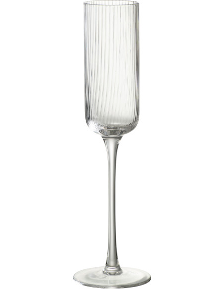 Verre à champagne Louise en Verre Transparent - 1
