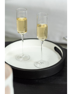 Verre à champagne Louise en Verre Transparent - 2