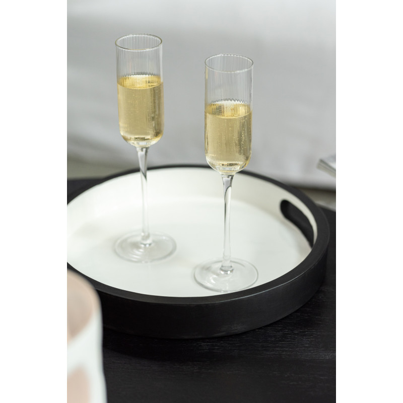 Verre à champagne Louise en Verre Transparent - 2