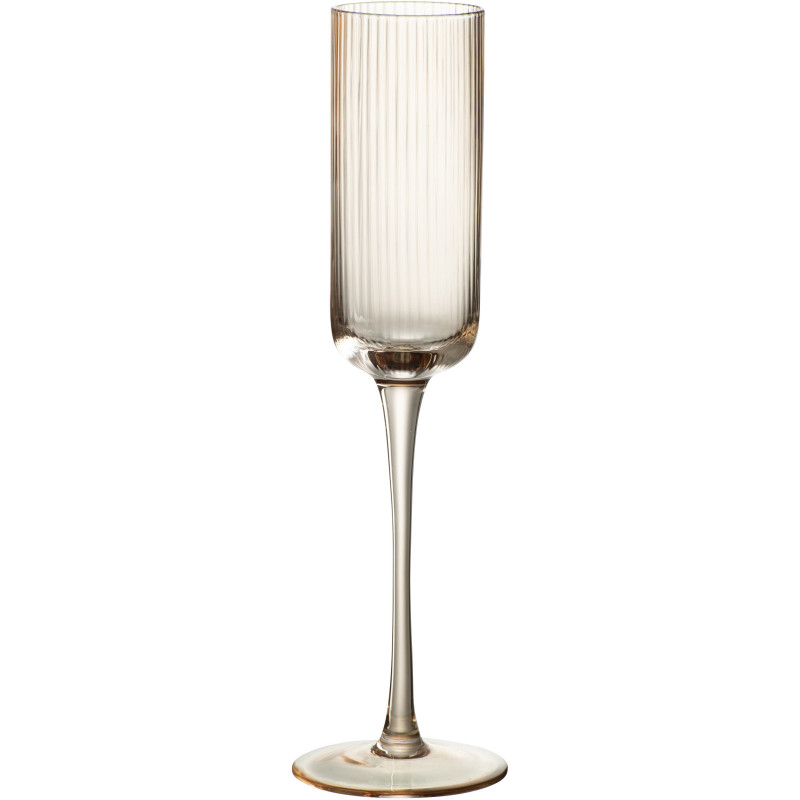 Verre à champagne Louise en Verre Ambre - 1