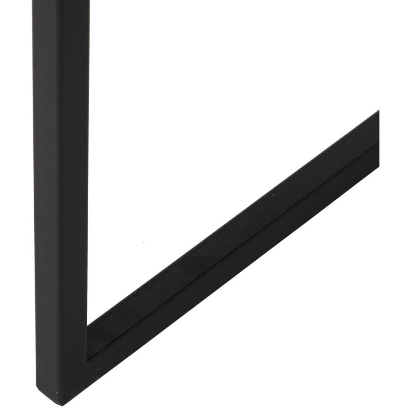 Table d'appoint Ronde en Métal Noir Miroir Dianna - 2