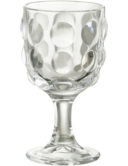 Verre à vin Magnify en Verre Transparent J-Line - 1