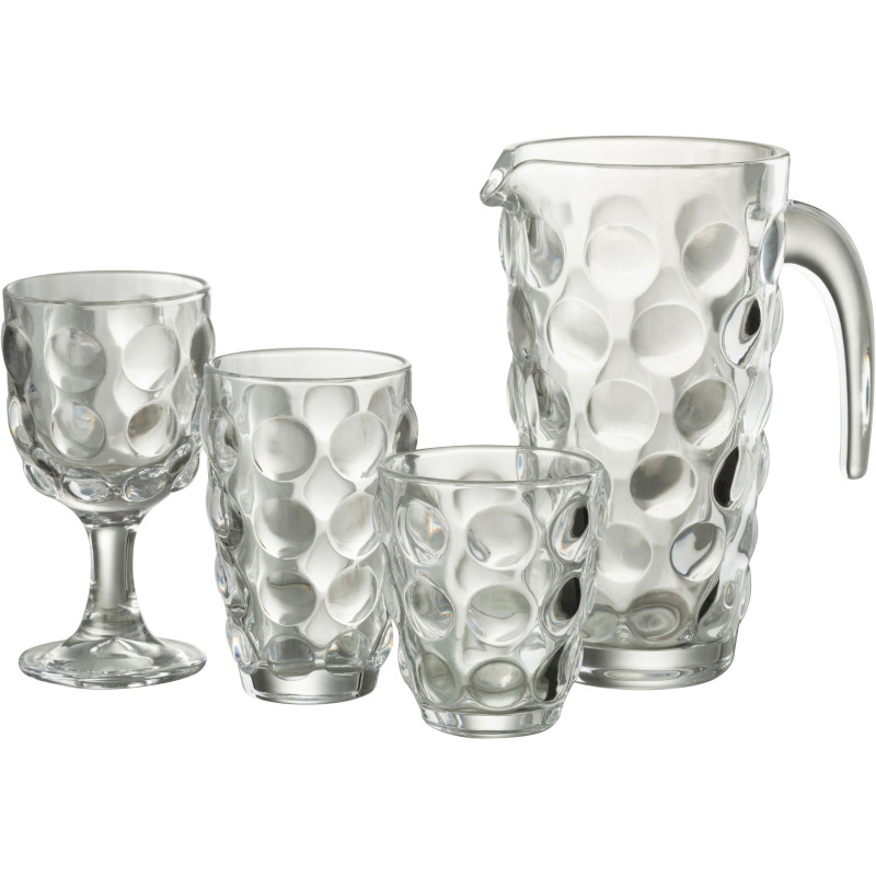 Carafe 1 L Magnify en Verre Transparent - 3