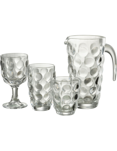 Carafe 1 L Magnify en Verre Transparent - 3