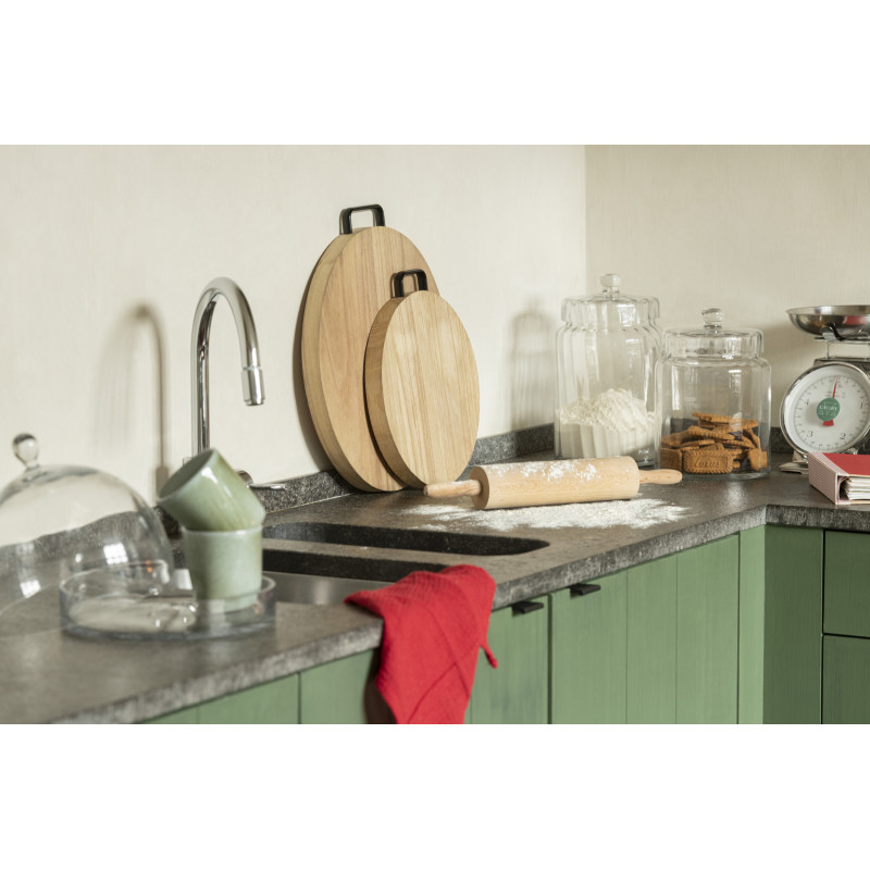 Pot avec couvercle 30 cm Élia en Verre Transparent - 2