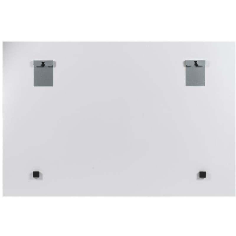 Grand Tableau mural impression sur verre Hélice 120x80 en Verre trempé Noir Blanc Sarai - 1