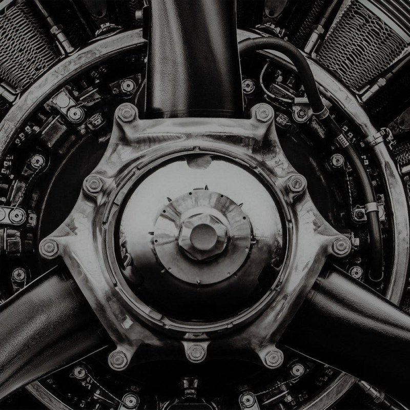 Grand Tableau mural impression sur verre Hélice 120x80 en Verre trempé Noir Blanc Sarai - 3