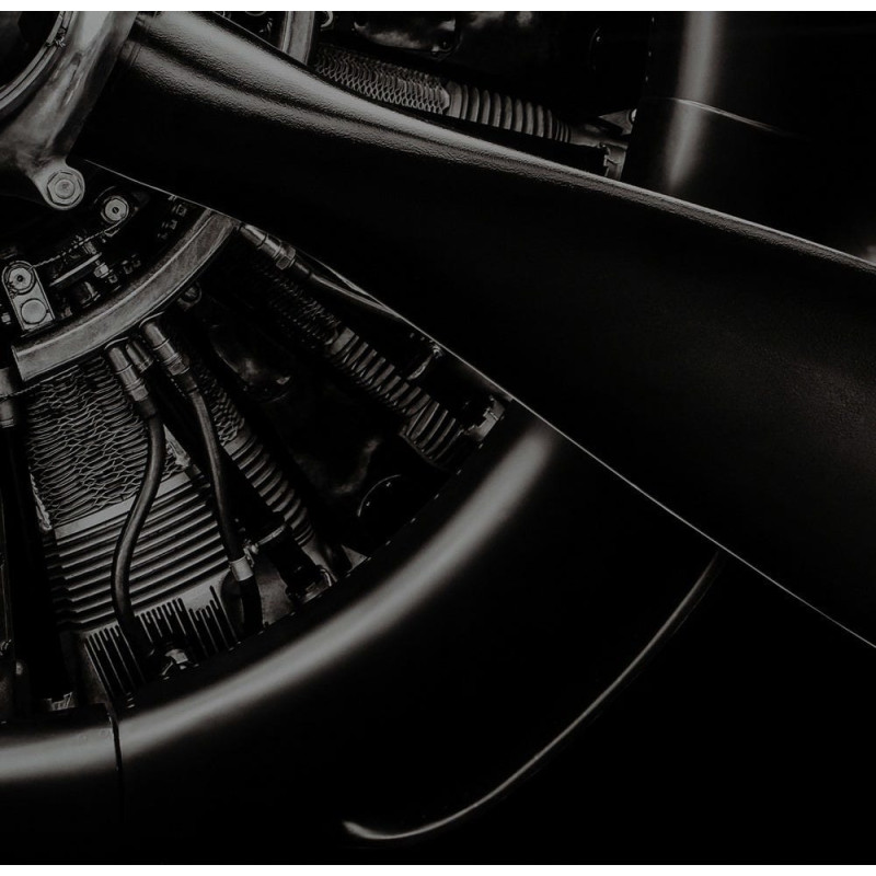 Grand Tableau mural impression sur verre Hélice 120x80 en Verre trempé Noir Blanc Sarai - 4