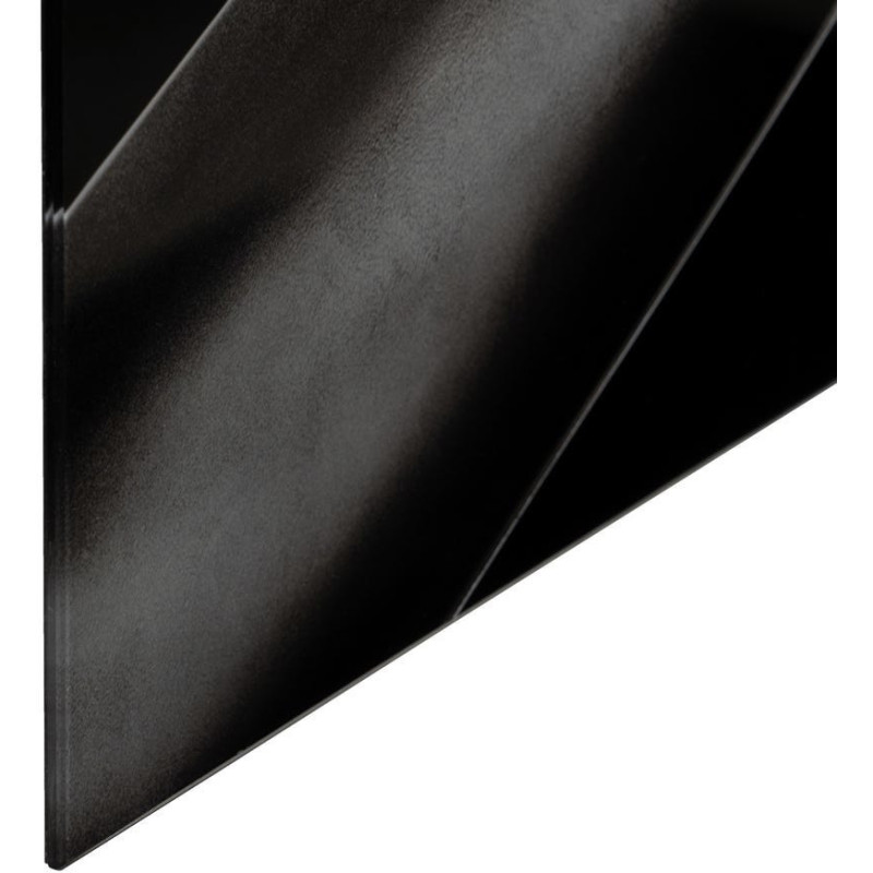 Grand Tableau mural impression sur verre Hélice 120x80 en Verre trempé Noir Blanc Sarai - 5