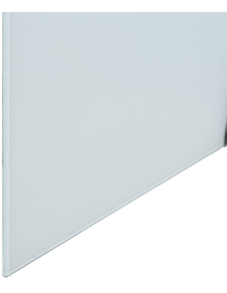 Grand Tableau mural impression sur verre Femme avec chapeau 120x80 en Verre trempé Noir Blanc Elvia - 5