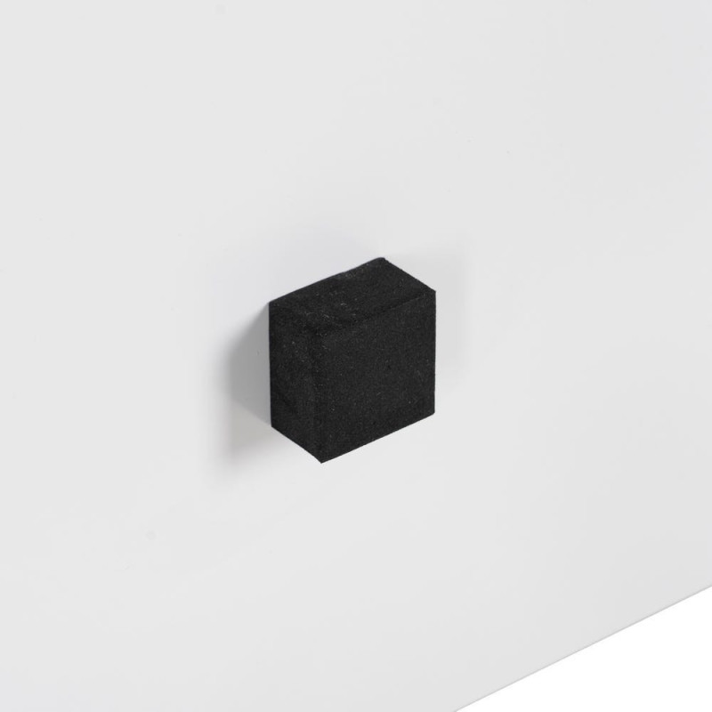 Grand Tableau mural impression sur verre Femme glamour 120x80 en Verre trempé Noir Blanc Livia - 8