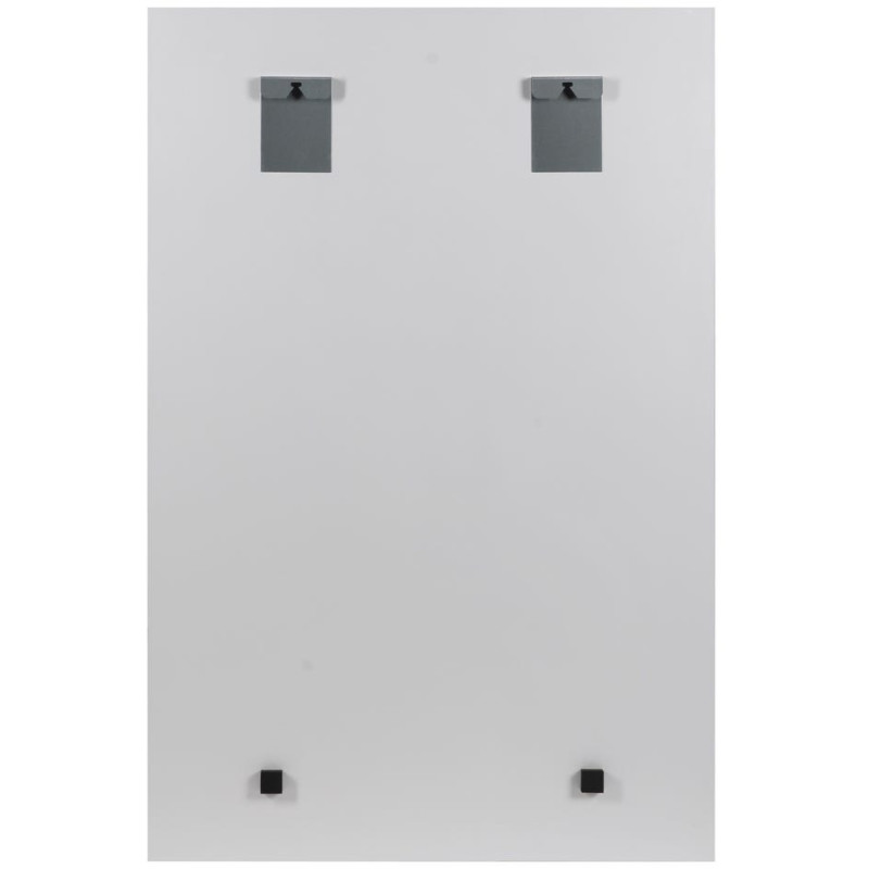 Grand Tableau mural impression sur verre Femme Fleurs 80x120 en Verre trempé Noir Blanc Ansia - 1