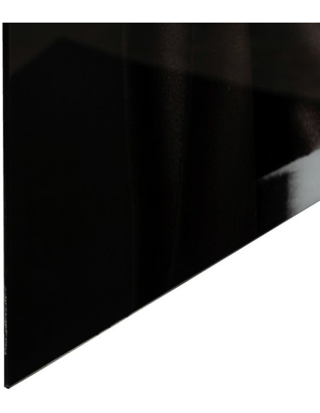 Grand Tableau mural impression sur verre Femme Fleurs 80x120 en Verre trempé Noir Blanc Ansia - 5