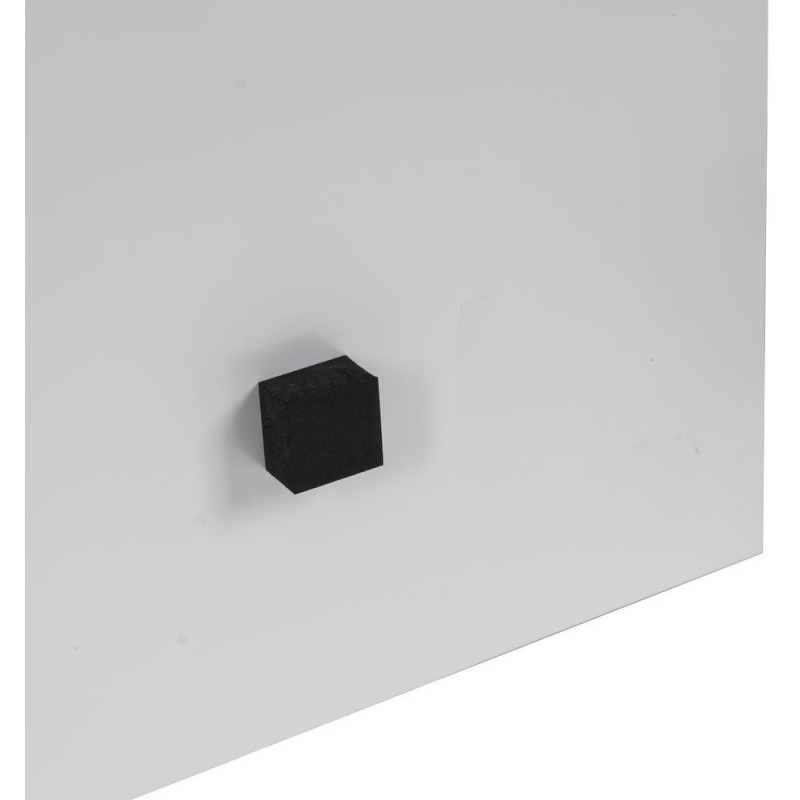 Grand Tableau mural impression sur verre Femme Fleurs 80x120 en Verre trempé Noir Blanc Ansia - 8