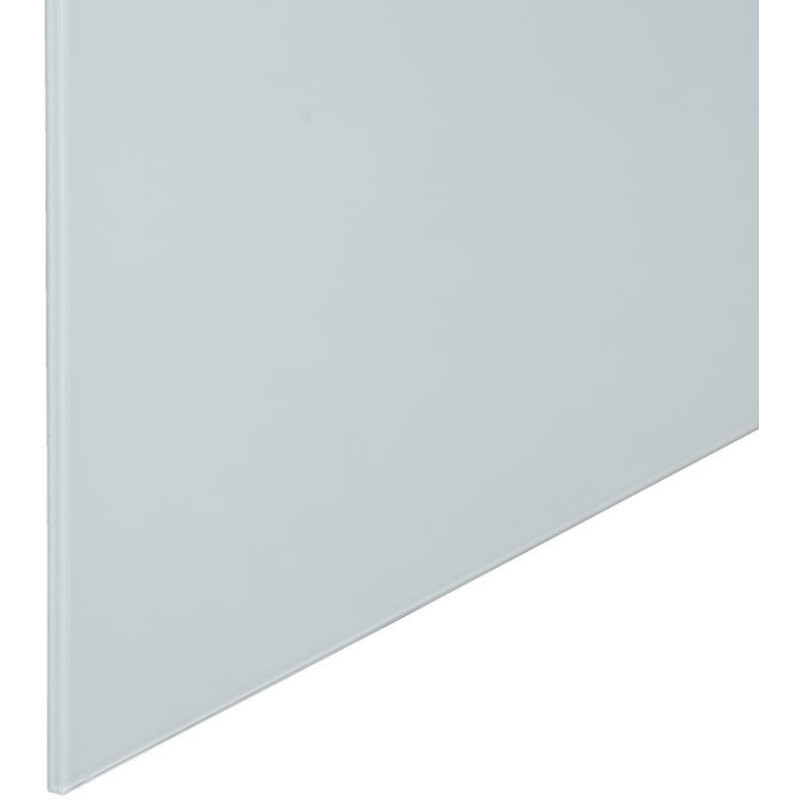 Grand Tableau mural impression sur verre Visage de femme 120x120 en Verre trempé Noir Blanc Nilda - 5