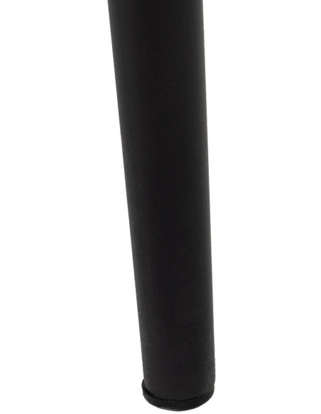 Fauteuil de table rétro chic en Velours Gris glacé Côtelé Métal Noir Carden (Lot de 2) - 10