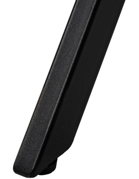 Fauteuil moderne chic en Velours Gris foncé Côtelé Métal Noir Solian (Lot de 2) - 9