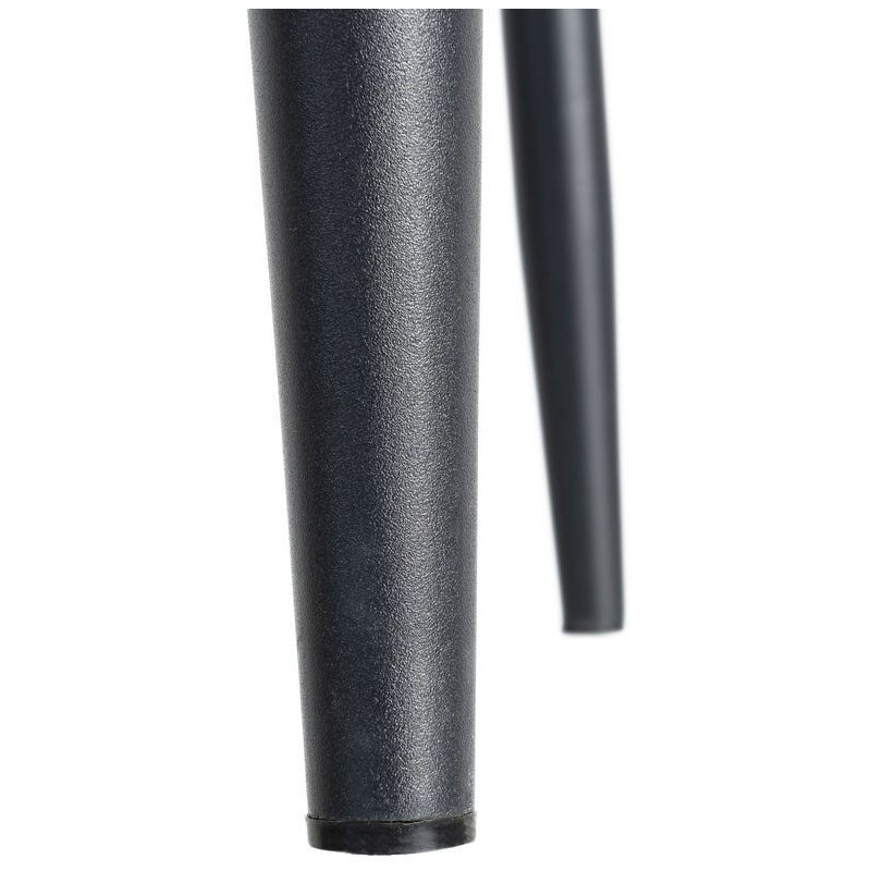 Tabouret de bar moderne en Tissu Gris Métal Noir Coria (Lot de 2) - 11