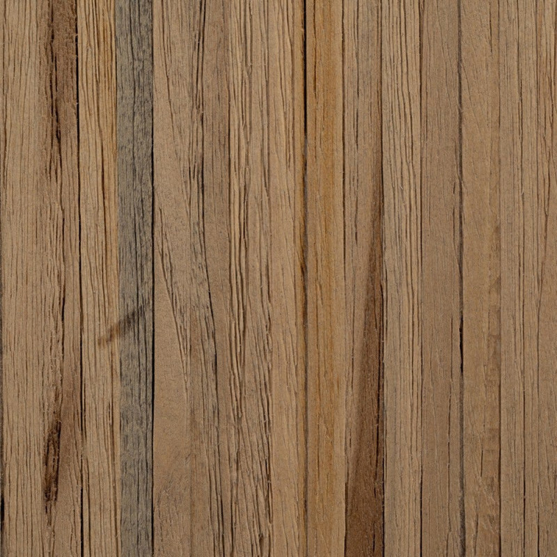 Table d'appoint gigogne moderne scandinave Rectangulaire Bois de teck recyclé Naturel Bellamonte (Lot de 3) - 10