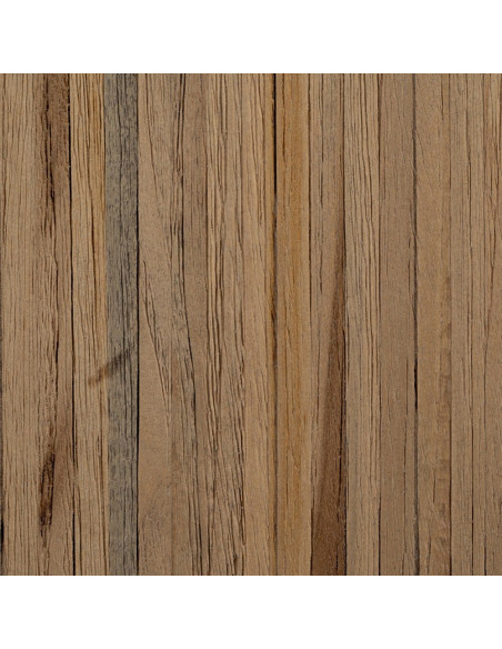 Table d'appoint gigogne moderne scandinave Rectangulaire Bois de teck recyclé Naturel Bellamonte (Lot de 3) - 10