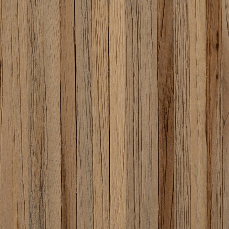 Petite Étagère moderne scandinave 2 niveaux Bois de teck recyclé Naturel Bellamonte - 8