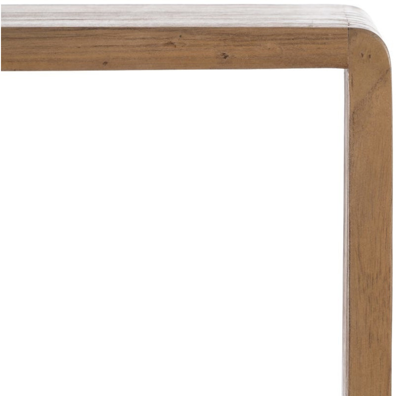 Étagère moderne scandinave 3 niveaux Bois de teck recyclé Naturel Bellamonte - 7