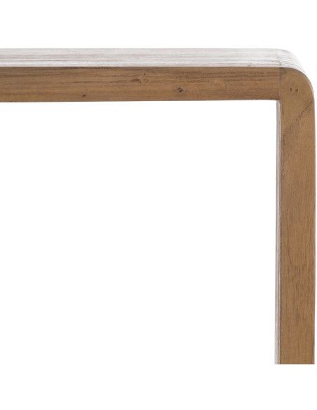 Étagère moderne scandinave 3 niveaux Bois de teck recyclé Naturel Bellamonte - 7