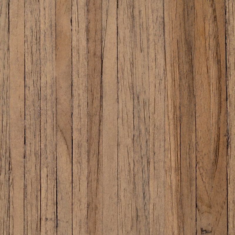 Étagère moderne scandinave 3 niveaux Bois de teck recyclé Naturel Bellamonte - 8