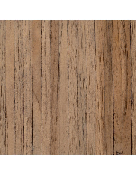 Étagère moderne scandinave 3 niveaux Bois de teck recyclé Naturel Bellamonte - 8