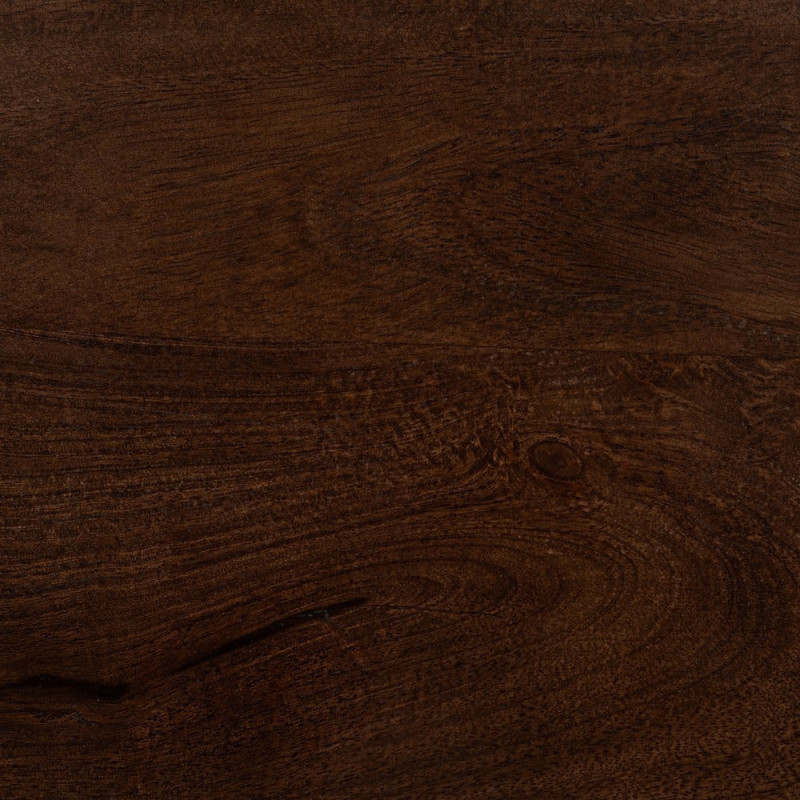 Table basse moderne Ovale en Bois de manguier Marron Zura - 4