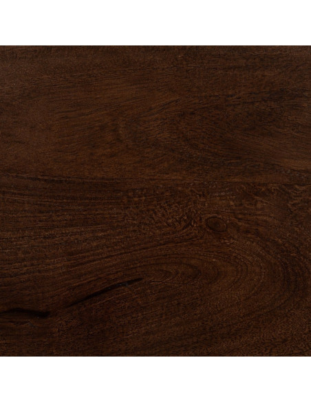 Table basse moderne Ovale en Bois de manguier Marron Zura - 4