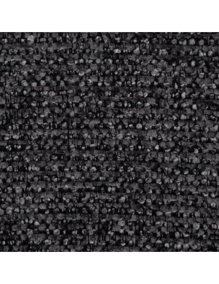 Grand Fauteuil de salon moderne rond Tissu Gris foncé Chiné Enrilo - 10