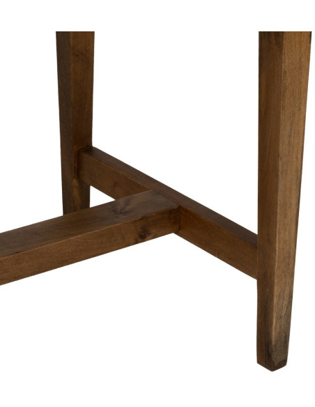 Bureau moderne chic 2 tiroirs 2 niches 1 étagère en Bois de manguier Naturel Botoa - 9