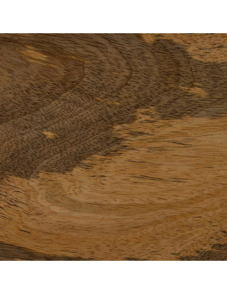 Grande Table basse moderne Rectangulaire 1 étagère en Bois de manguier Marron clair Valga - 4