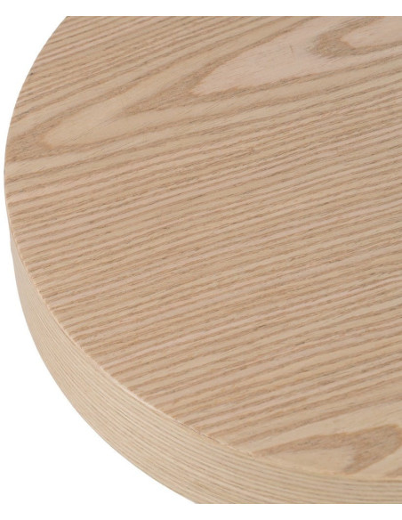 Console moderne Ovale en Bois MDF Naturel Onil - 3