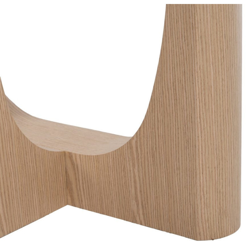 Console moderne Ovale en Bois MDF Naturel Onil - 7