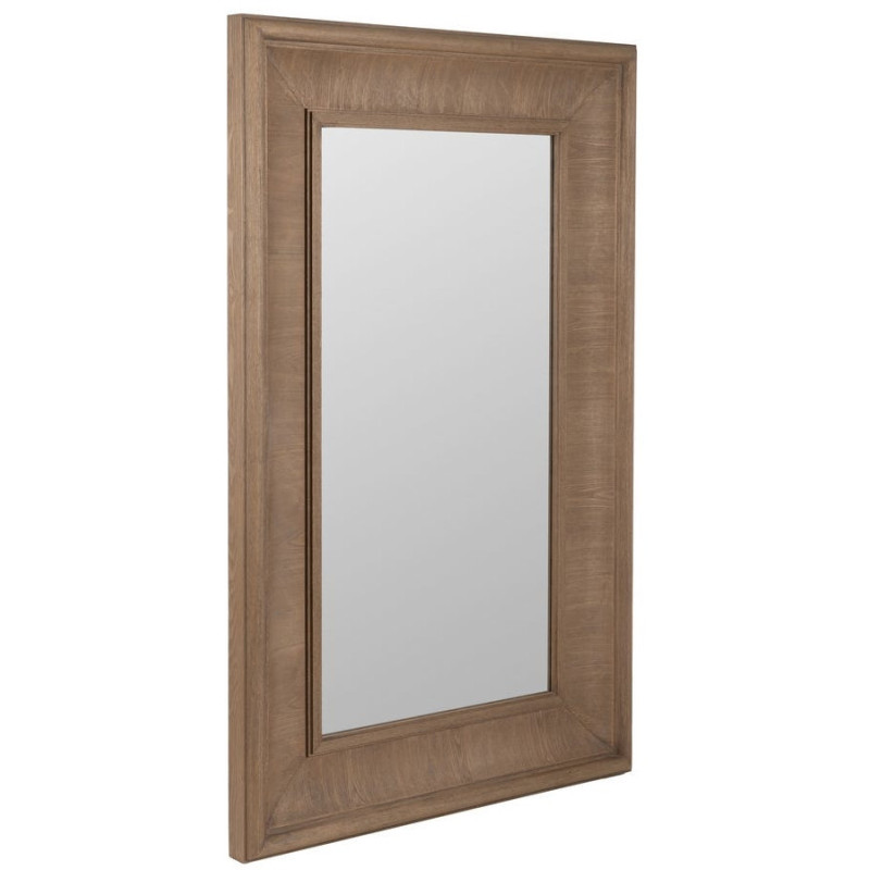 Grand Miroir mural XXL Rectangulaire 125x201 en Bois de sapin Naturel Bois MDF Syora - 1