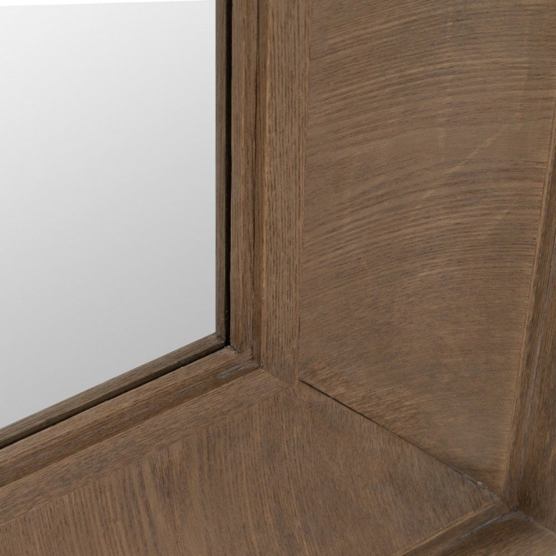 Grand Miroir mural XXL Rectangulaire 125x201 en Bois de sapin Naturel Bois MDF Syora - 5