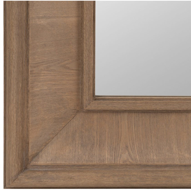 Grand Miroir mural XXL Rectangulaire 125x201 en Bois de sapin Naturel Bois MDF Syora - 6
